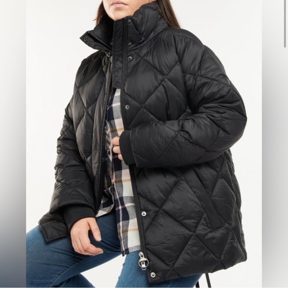 Barbour Hoxa Plus Size Quilted Jacket Size 1X Coat - Picture 5 of 16
